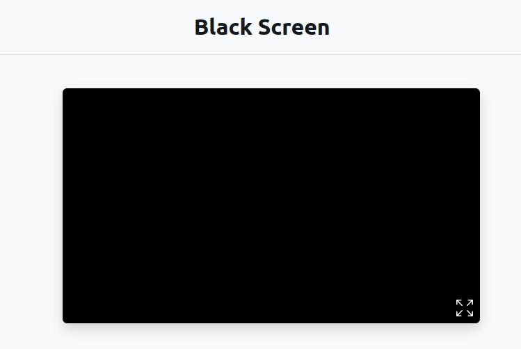 Play the game Black Screen