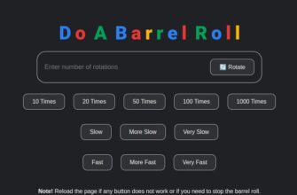 Do a Barrel Roll google